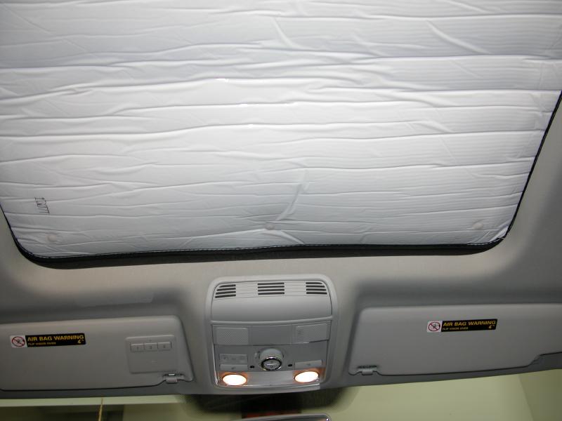 Panoramic sunroof custom shade Forums