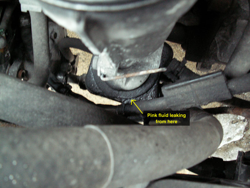 Coolant leak under the oil filter housing. Forums