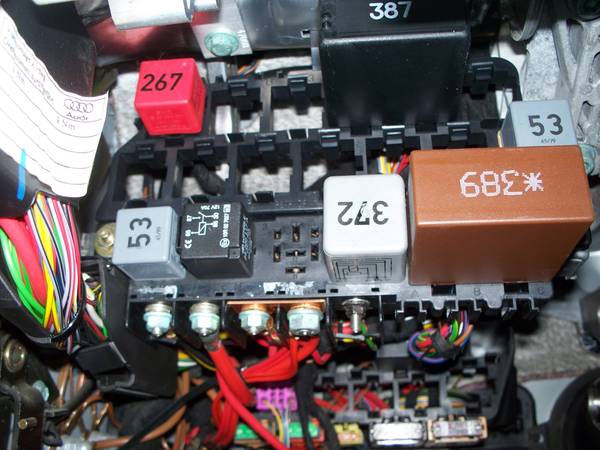 under dash relays on 2000 Audi A4 - TDIClub Forums