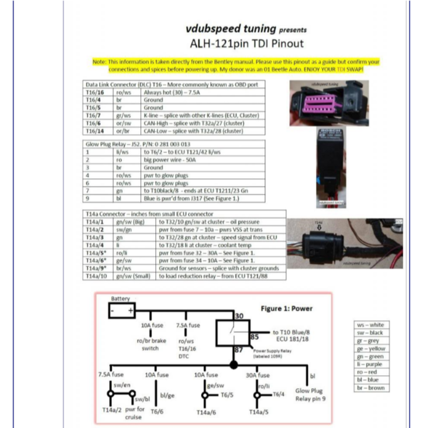 ALH TDI pinout. Page 4 Forums