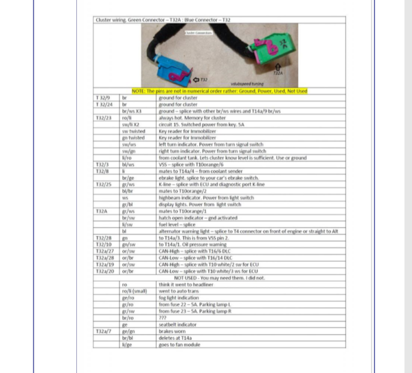 ALH TDI Pinout. | Page 4 | TDIClub Forums