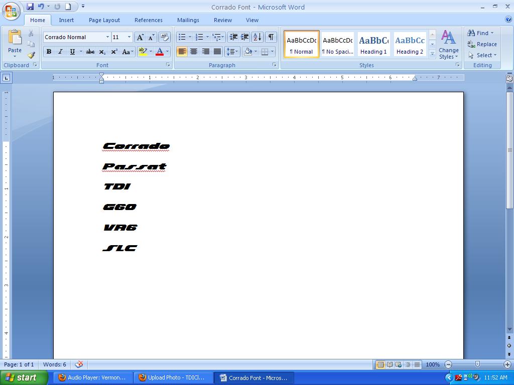 B4 trunk badge font | TDIClub Forums