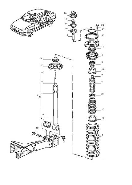 preparing for rear shock replacement- B4 Passat | TDIClub Forums