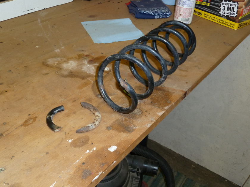 Just broke a rear coil spring.... | TDIClub Forums